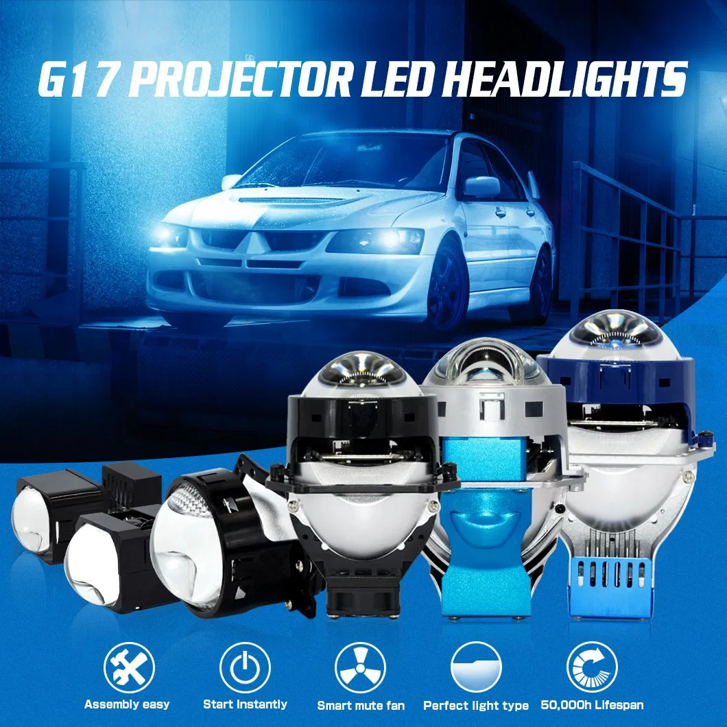 G-View G17 Intimate Aftersale Service LED Headlighting Car Bi Projector Lens Headlight