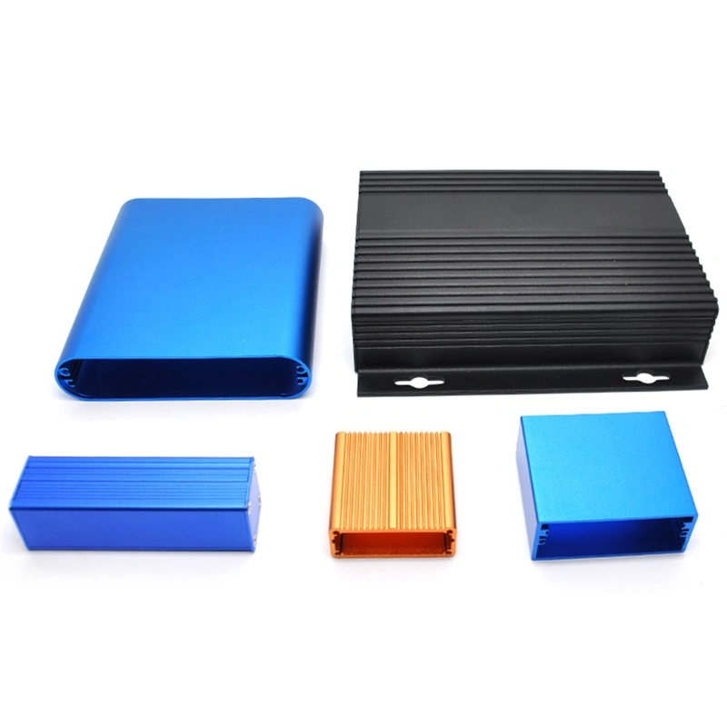 OEM Aluminum Electronics PCB Audio Amplifier Case Enclosure Box for Electrical Instrument Device