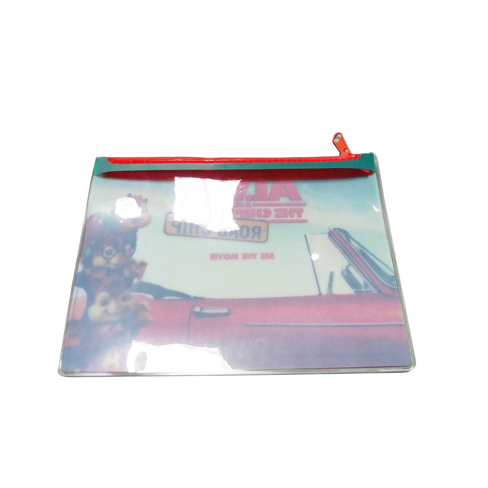 Office Student PVC File Information Transparent Waterproof Bag