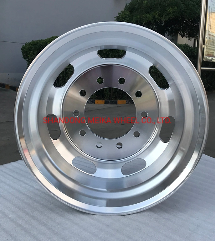 Roues ou moyeux de roues en aluminium forgé 22.5X9.0 pour bus commercial / camion / remorque