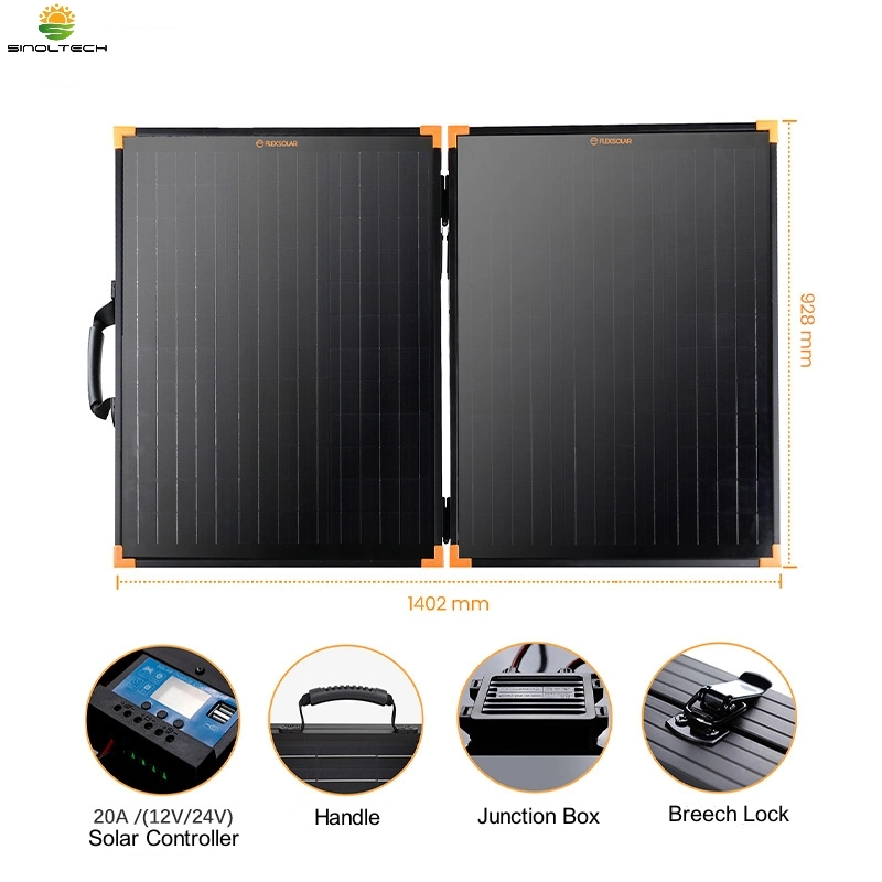 200W Folding Solar Panel Kit for Outdoor Picnic Camping