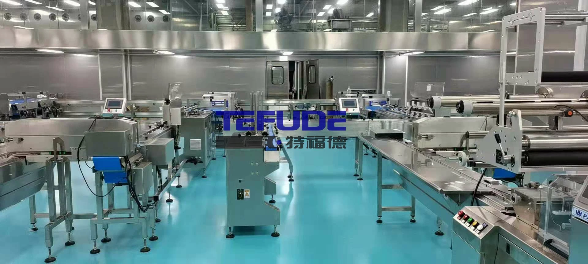 Automatic Round Cake Production Line Automatic Food Line Frozen Mooncake Packing System