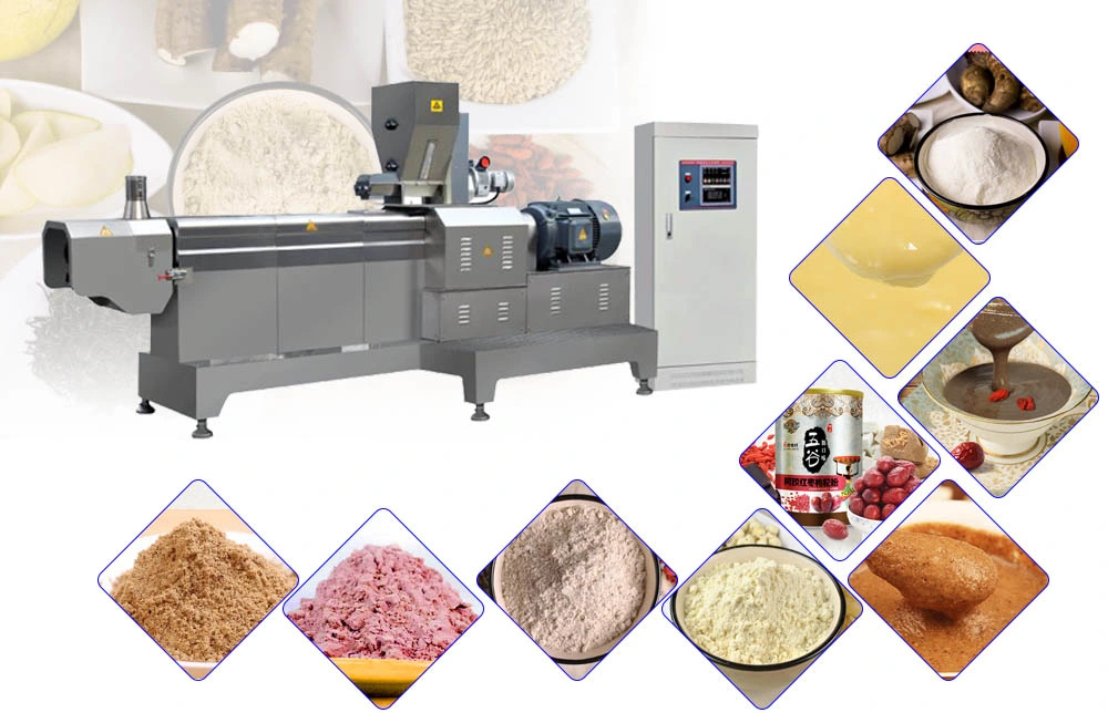 Automatic Nutritional Powder Processing Line Nutrition Flour Plants