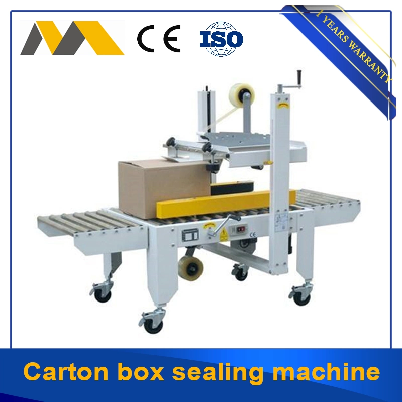 Adhesive Tape Corner Box Sealing Machine Tapping Machine with Double Side Power