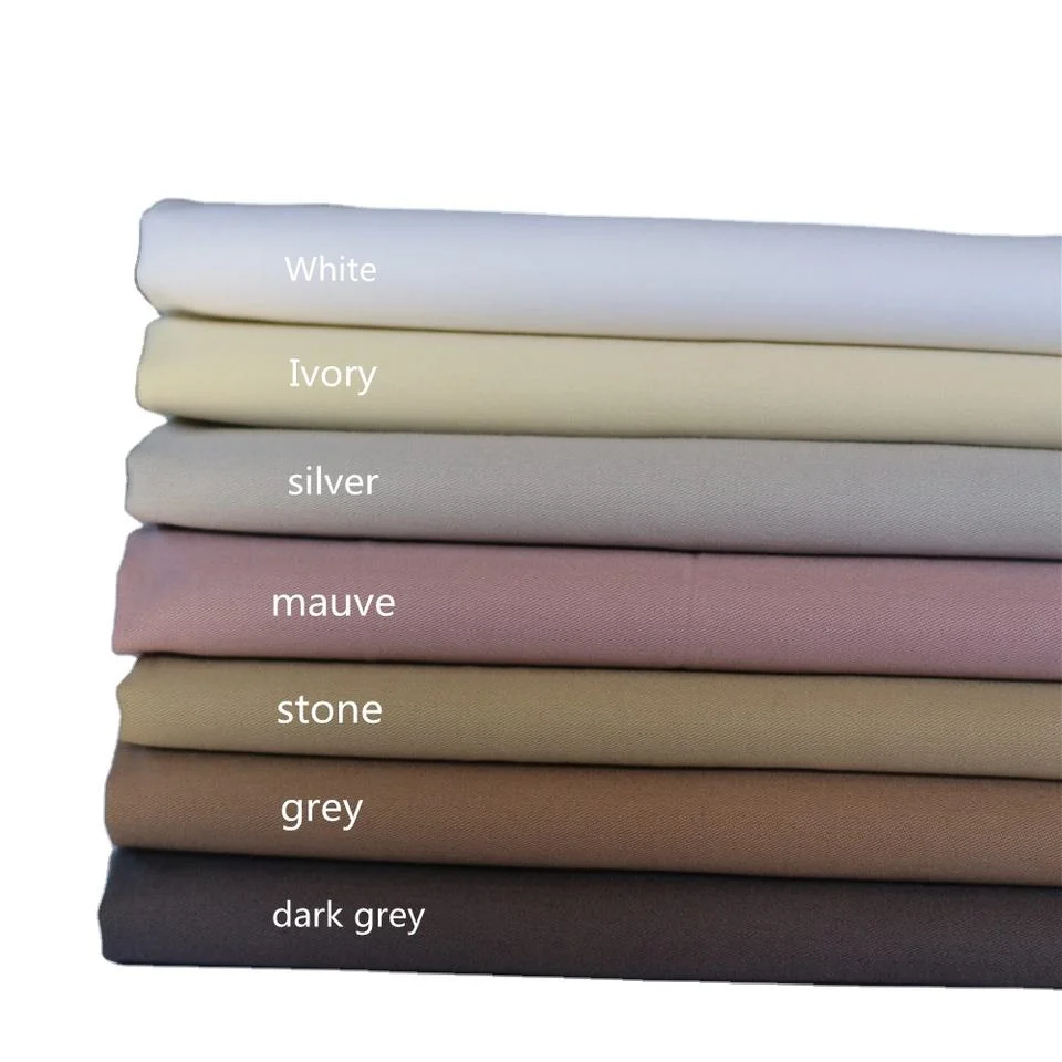 240tcwholesale Hotel Textile Sateen Fabric 100% Cotton Satin Fabric for Star Hotel Bedding Fabric in Roll