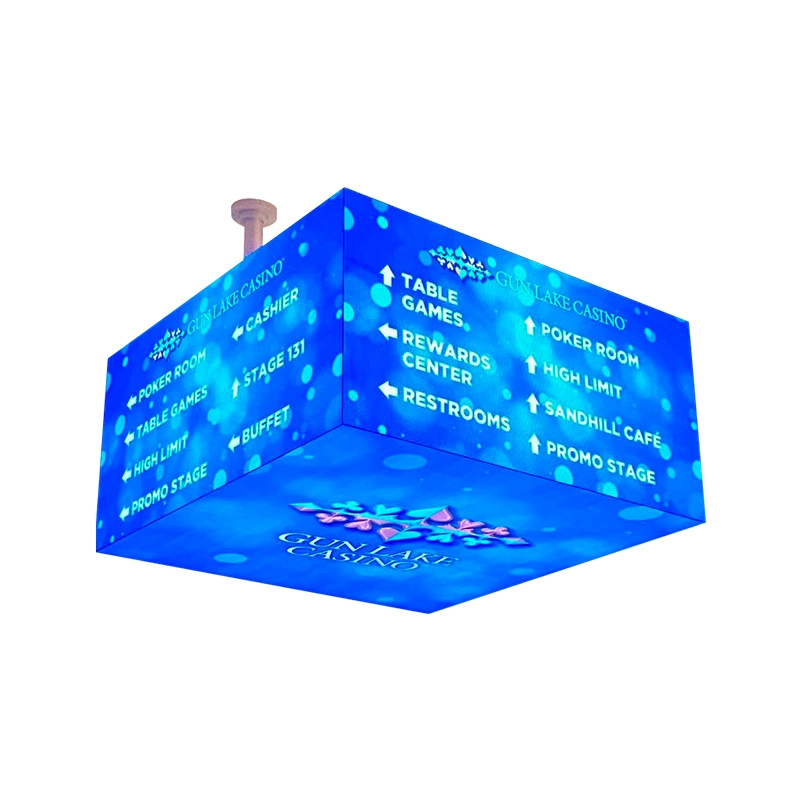 Cube LED Display Indoor P4 LED Advertising Video Wall Screens