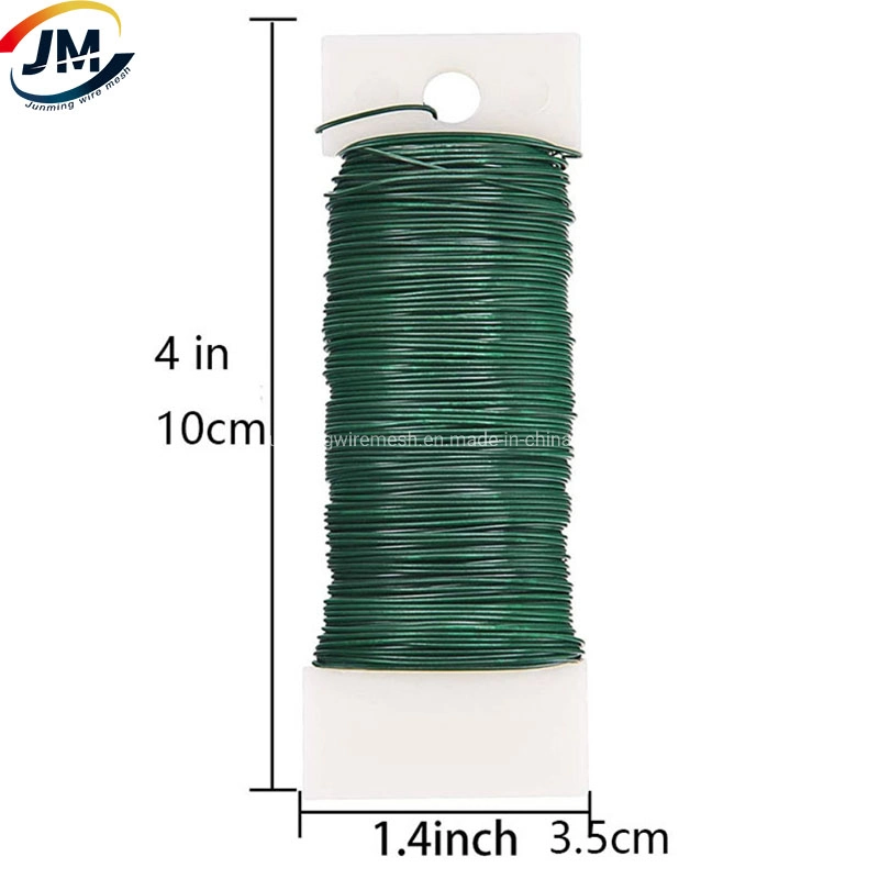 Green Enameled Florist Wire #24 #26 #28 Floral Wire for Garden Craft