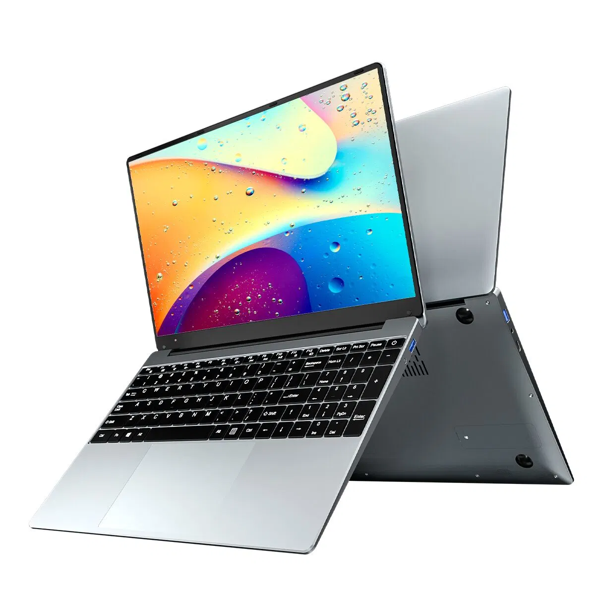 15.6'' Slim Laptop in-Tel Quad Core Notebook 8GB RAM 256GB 1920X1080 IPS Laptops Computer