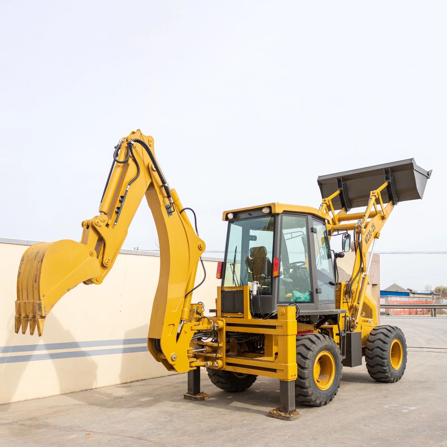 Tractor with Front End Loader and Backhoe Garden Tractor Backhoe