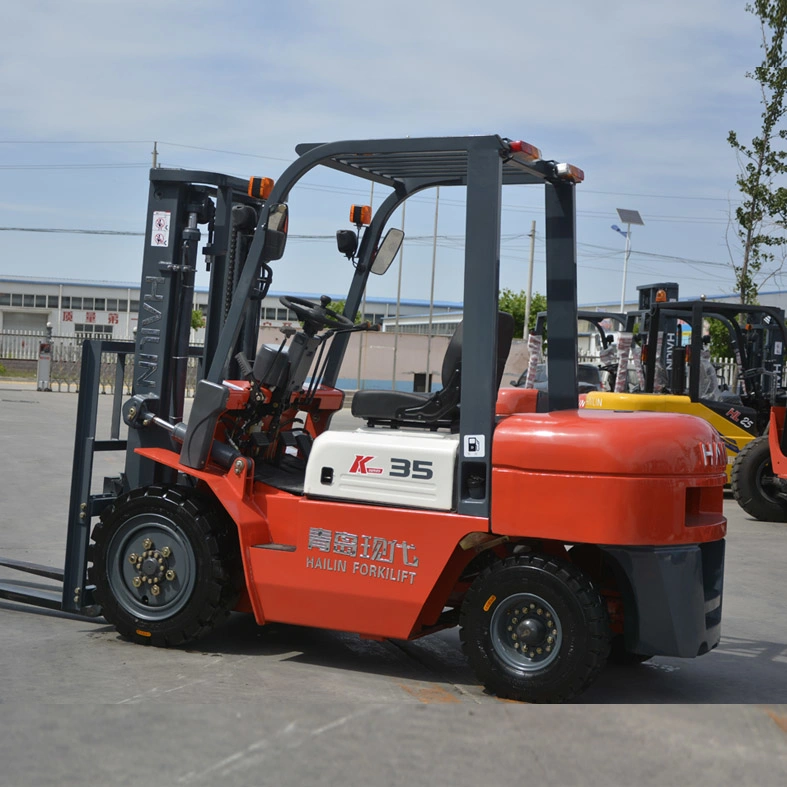 Hailin 3.0ton/3000kgs Diesel/Gas/LPG Forklift 3m/4.5m/5m/6m Lifting Height, with Japanese Isuzu/Nissan/Mitsubishi Engine, with Side Shift, Cabin, Triplex Mast