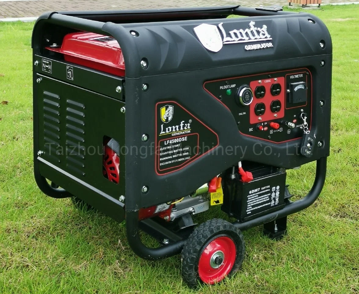 Semi Closed Silent Dual Fuel 8000 Watt Gasoline Gas Propane Portable Generator with EPA