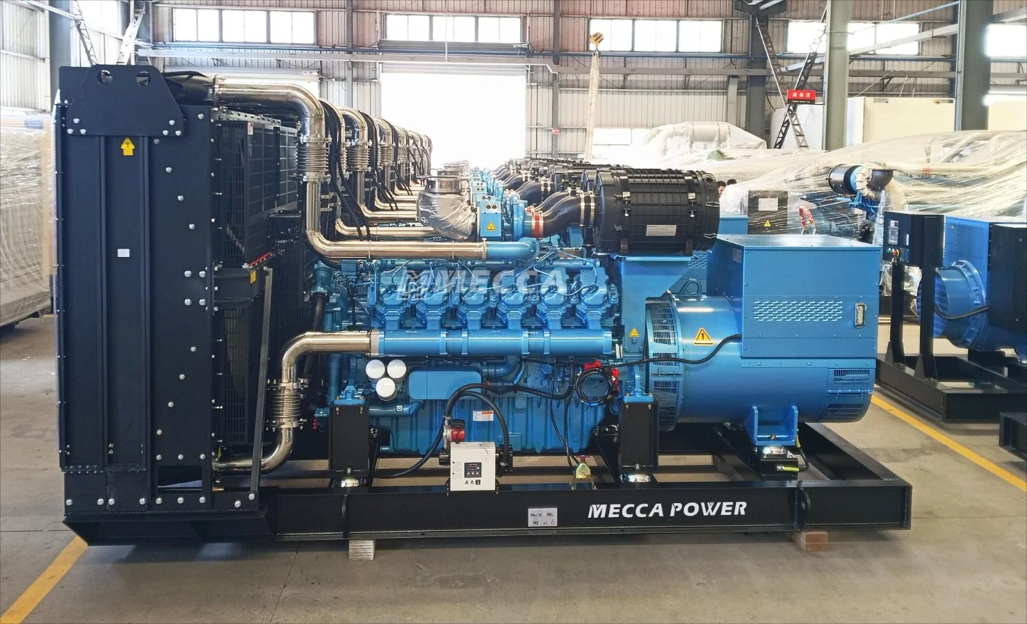 La meca generadores CUMMINS 500kw 800kw 1000kw 1500kw en silencio la generación de energía del generador eléctrico de gasóleo para la minería Alquiler industriales Construcción centro de datos