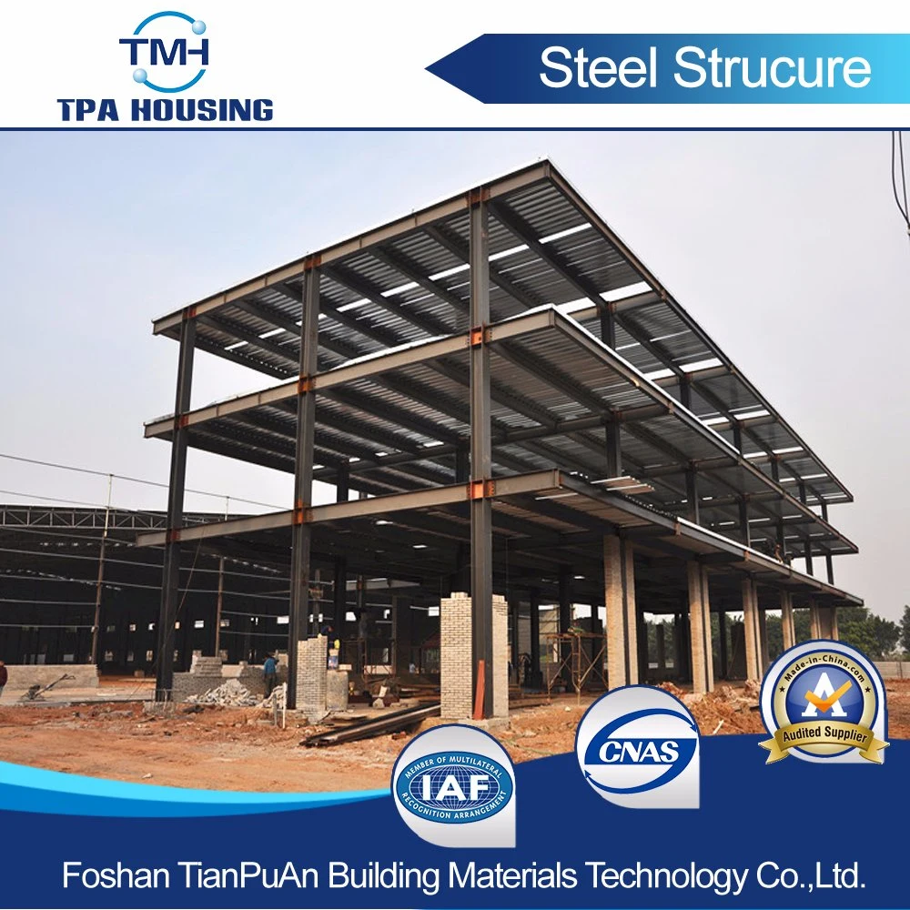 H Steel Frame Sandwich Wall Panel Prefab House Steel Structure Building