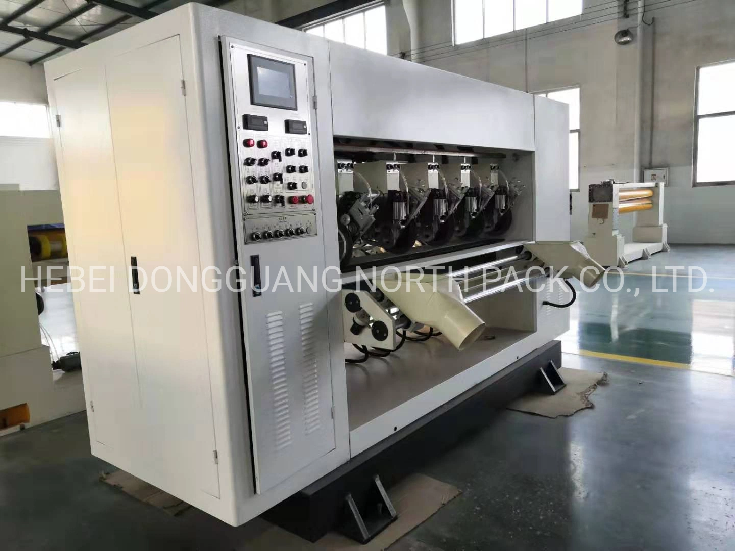 Electric Adjustment Thin Blade Slitting and Creasing Machine Fon Production Line