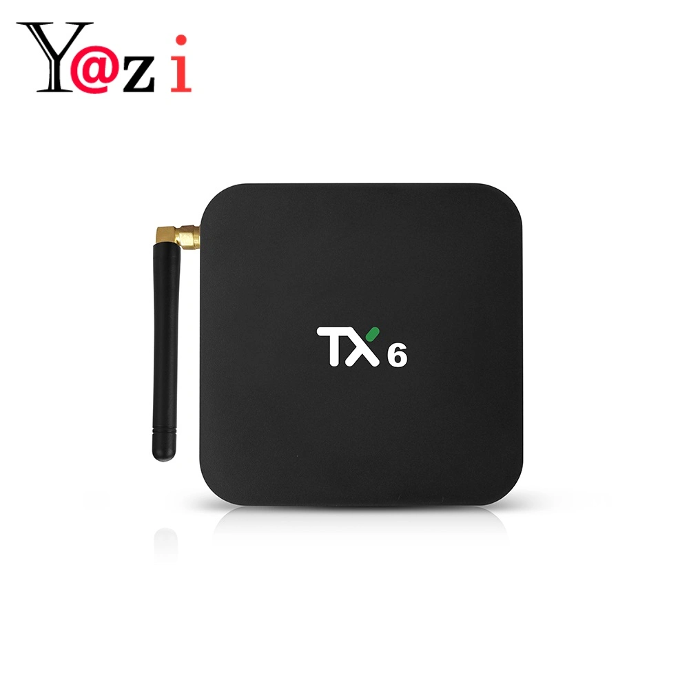 Tx6 H6 4G 32g Allwinner Firmware Android 9.0 TV Tuner Box with HD Satellite Receiver TV Box Android Quad Core