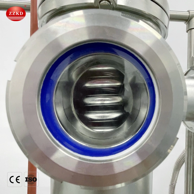 High Precision Wiped Film Evaporator Stainless Steel Distillation Equipment Molecular Distillation