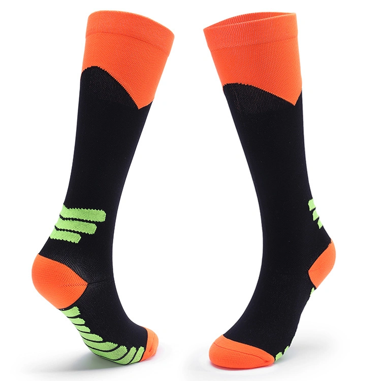 Wholesale/Supplier Men and Women Foreign Trade Outdoor Riding Marathon Running Sports Socks Knee High Compression Sock