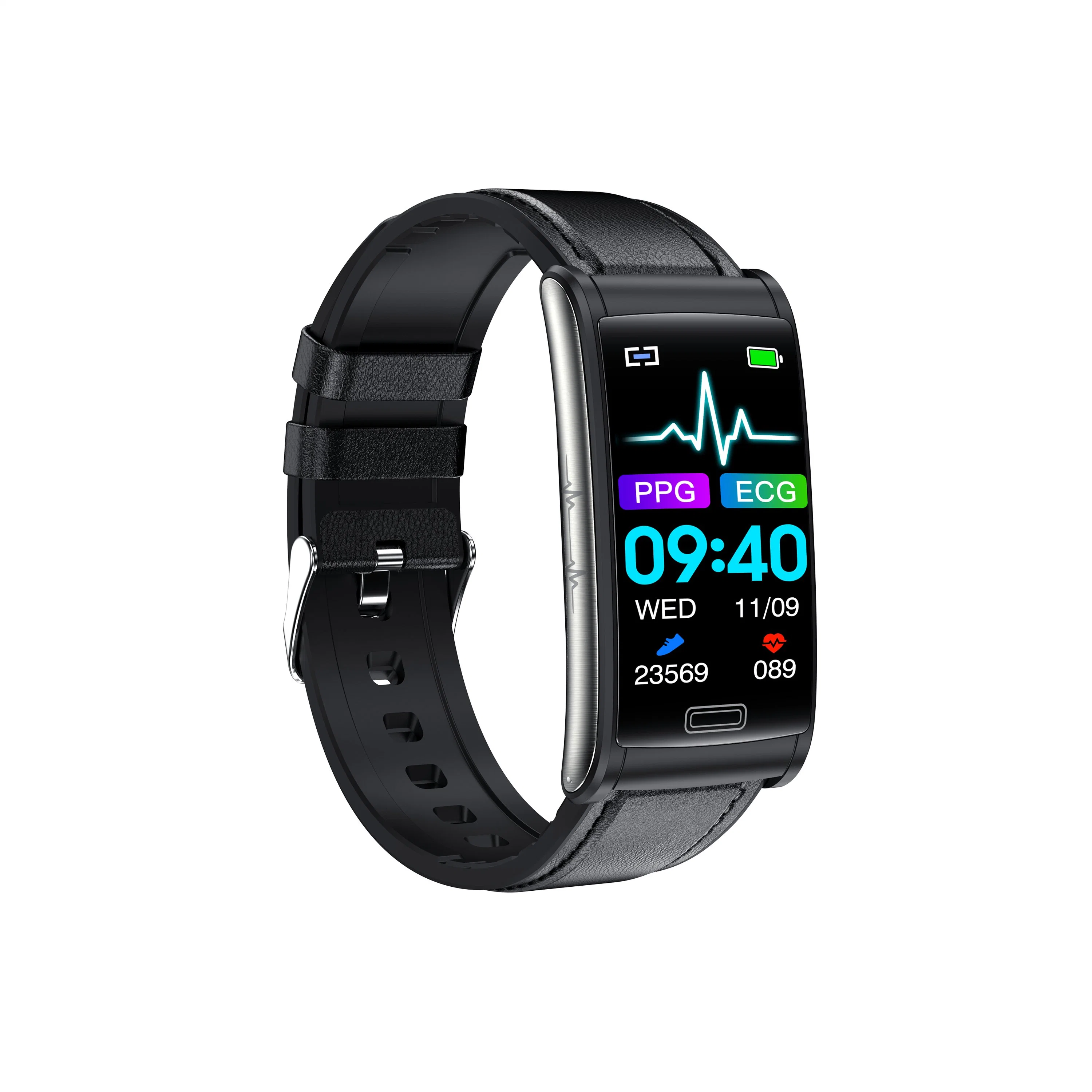 Smartwatch ECG Non-Invasive Blood Glucose Heart Rate Monitor Sports Watch