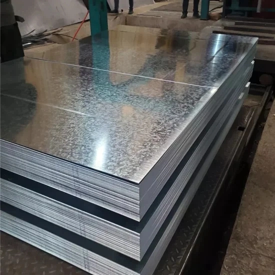 A653 Zinc corrugado Galvanized hierro techo de chapa metálica