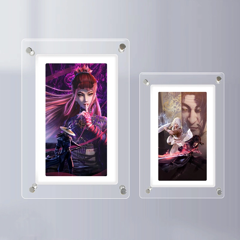 Wholesale/Supplier Customized Design Wedding Book 7 Inch Video LCD Acrylic Digital Display Photo Picture Frame