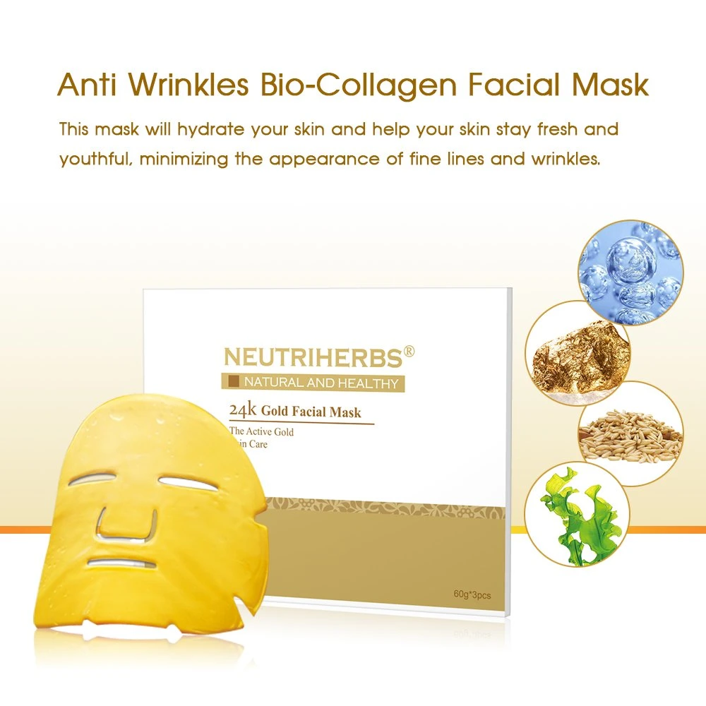 OEM/ODM Pore Tightenting 24K Gold Ultra Firming Face Mask