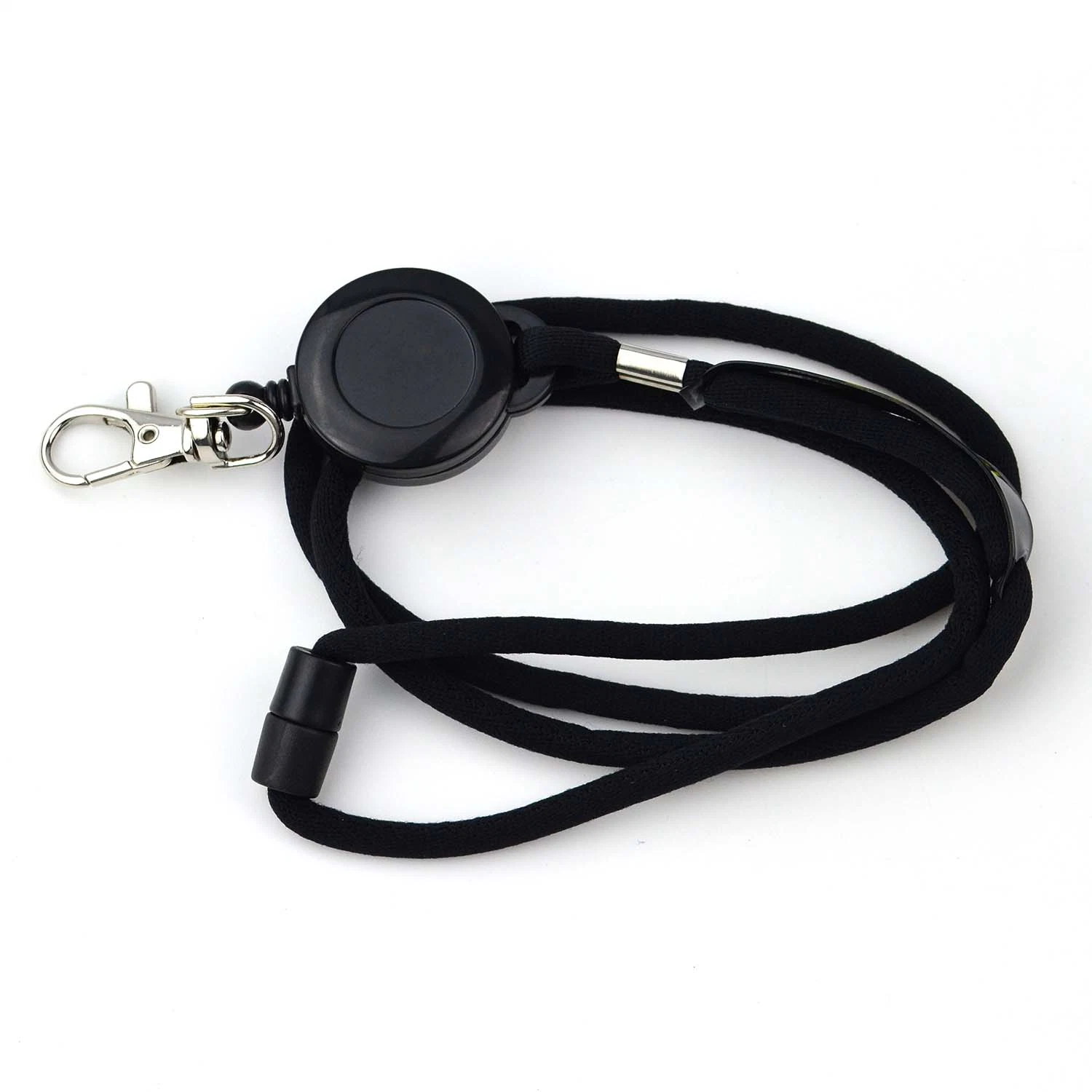 OEM ODM China Factory Wholesale Custom Logo Badge Reel Adjustable Lanyard Maker Blank Tube Rope Lanyard