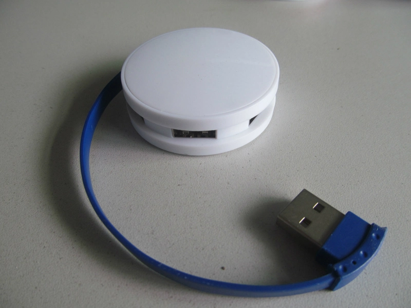 Concentrador cargador USB redondo concentrador USB divisor de concentrador USB con 4 USB Puertos