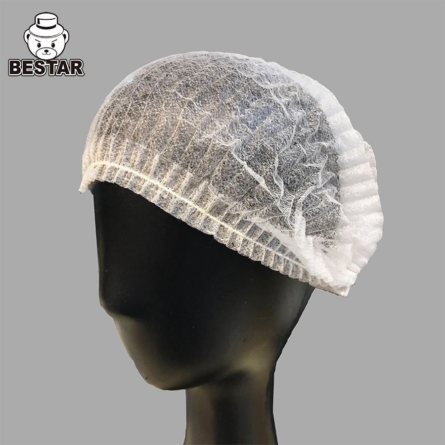 Beauty Salon Cleaning Bestar China Nonwoven Non-Woven Beret Hairnet Disposable Cap ODM