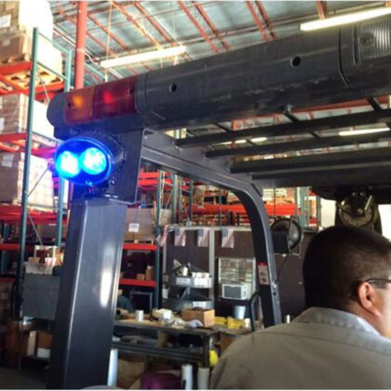 Blue Forklift LED Warning Spotlight - High Brightness 25 Watt 2250 Lumen