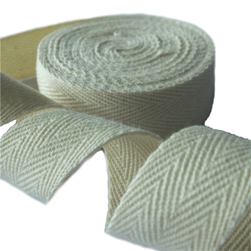 Stock Soft Natural White Wholesale/Supplier Cotton Ribbon for Gift Packing