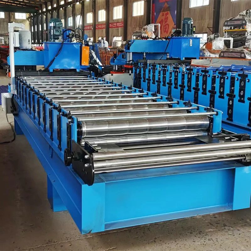 Automatic Colour Steel Step Formed Making Machine Glazed Tile Roofing Former Machine