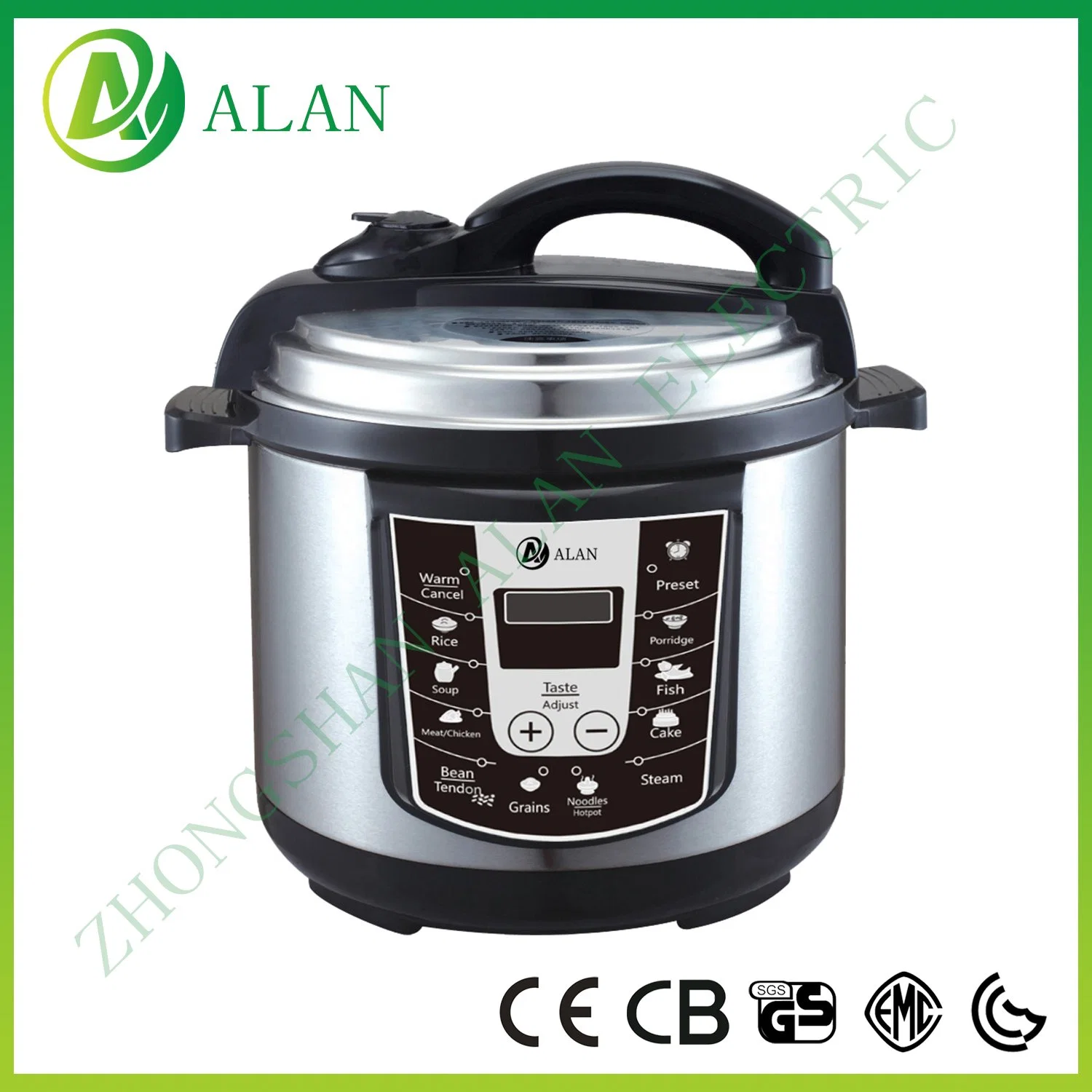 Electric Pressure Cooker Food Keep Warm Function Stainless Steel Kitchen Equipment for Home