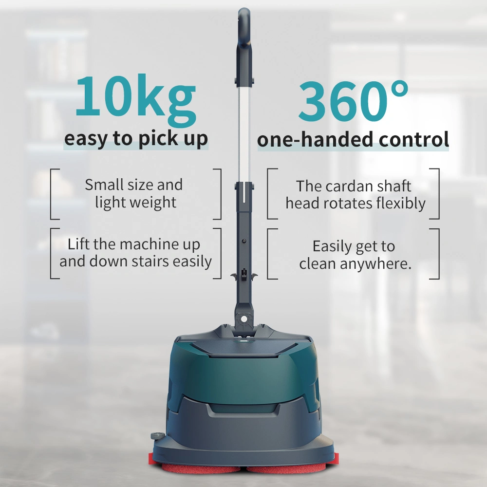 Équipement de nettoyage de nettoyage de sol pour lave-linge à pile électrique de petite taille Utilisé dans les salles d'exposition Restaurant Hotels