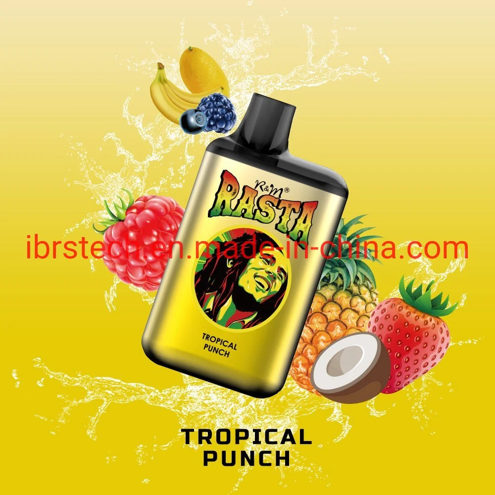 الولايات المتحدة الأمريكية الشعبية المحدودة الإصدار 5500puffs R&amp;M Rasta Disposable/Chargeable Vape Pen الجملة E سيجارة