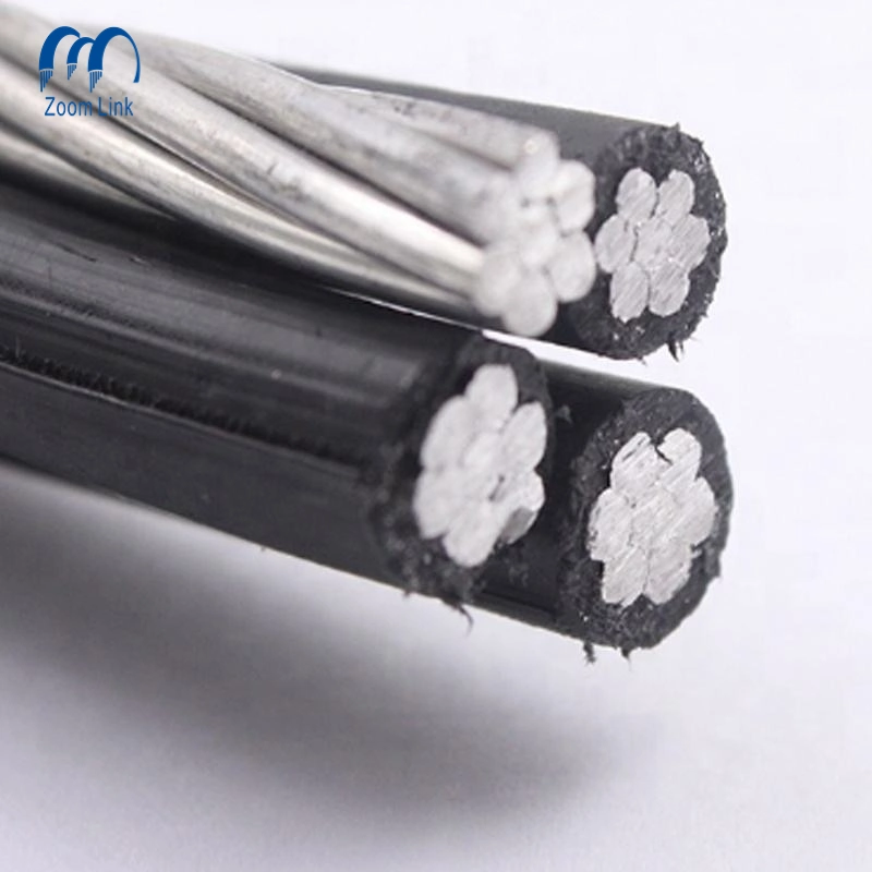 XLPE Insulated Electric Power Twisted Overhead Service Drop Cable Electric Cable