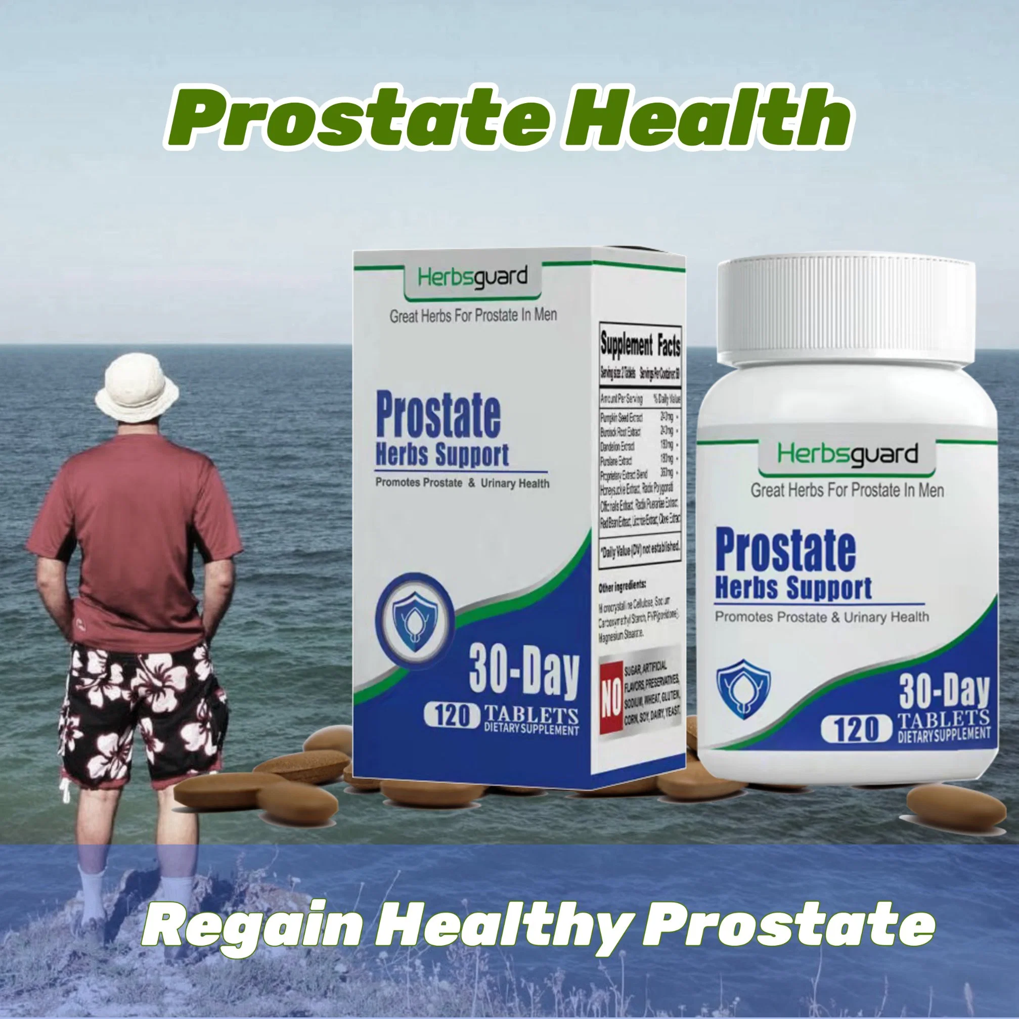 Pflanzliche Heilmittel Behandlung stimuliert die Durchblutung um Prostata, heilt vergrößerte Prostata und Skrotalschmerzen, stoppt häufige dringende schmerzhafte Wasserlassen