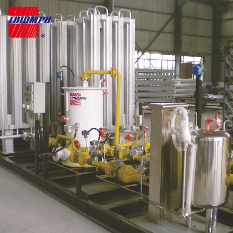 Cryogenic Liquid Gas Filling Station Equipment Mounted Skid for Lox/Lin/Lar/LNG/LPG/Lco2