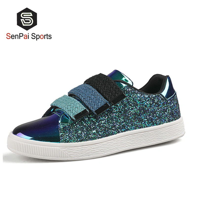 New Branded Shinny Sneakers Popular Lady Fashion Footwear