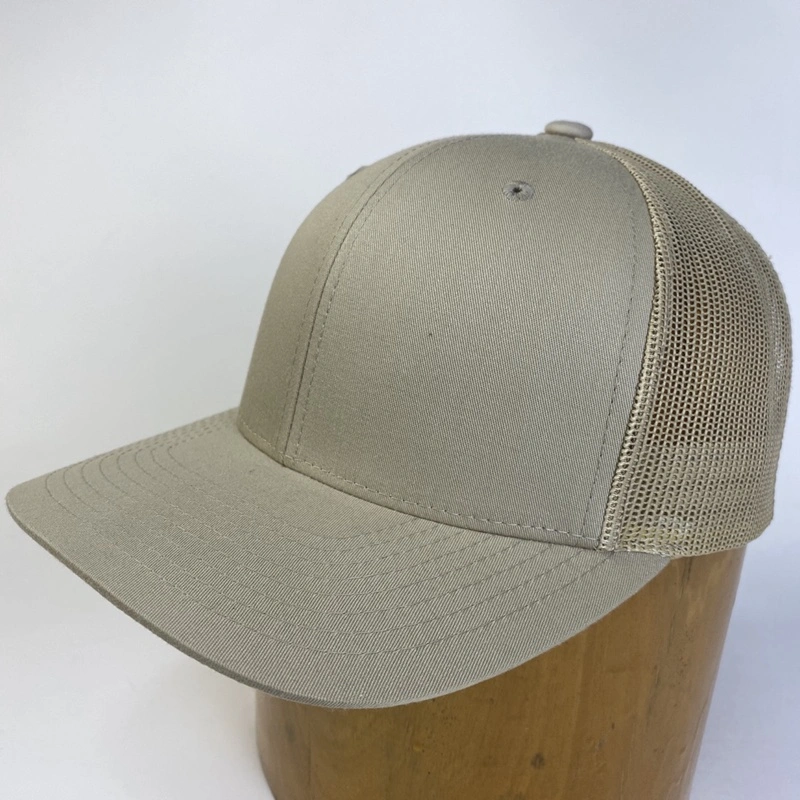 Custom Blank Fitted Net Hüte 100% Polyester Sport Cap Markt Hut