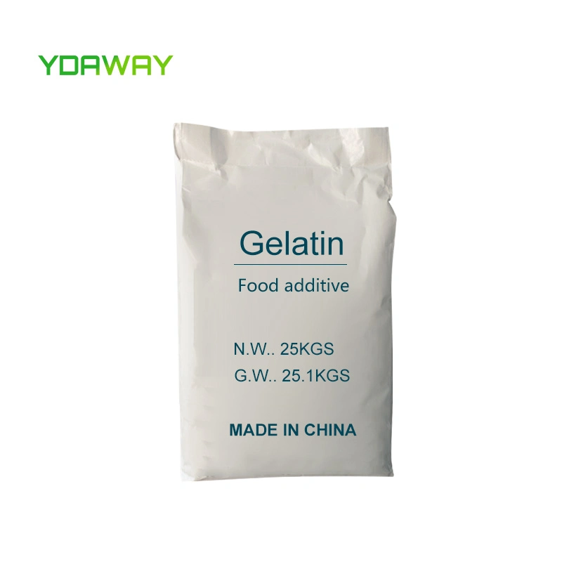 Wholesale Thickener Emulsifier Edible Food Grade Bovine Fish Gelatin Price CAS 9000-70-8