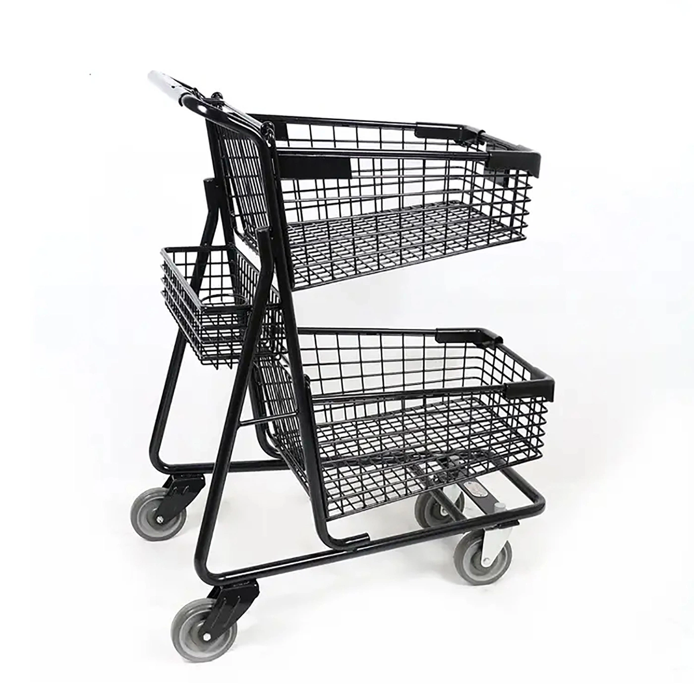 Oversized Metal Shopping Trolleys Easily Transport Bulky Goods