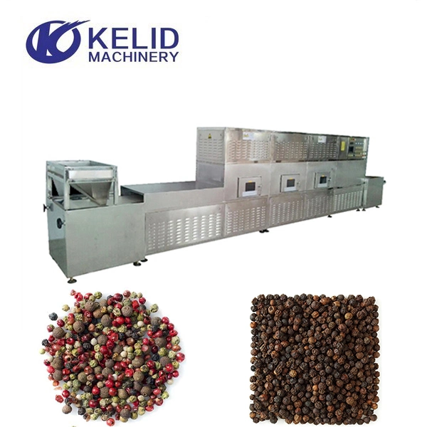 200kg/H Energy Saving Microwave Cardamom Nutmeg Spices Drying Machine