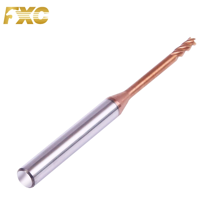 High quality/High cost performance  HRC55 Carbide Long Neck End Mill Deep Grooving Router Bits CNC Cutting Tool with Coating