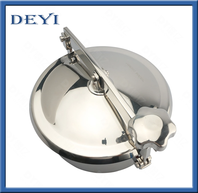 Sanitary Stainless Steel Food Grade Non Pressure Round Manhole Cover