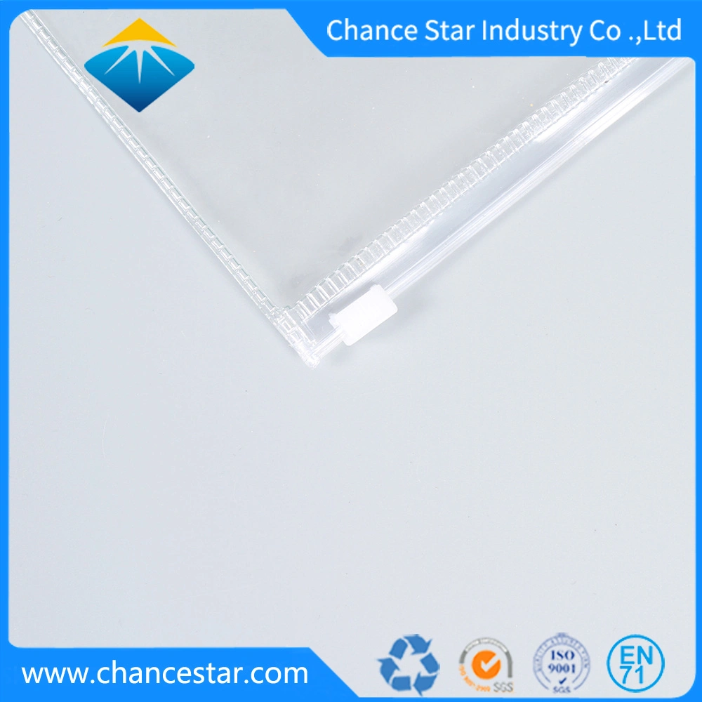 Custom Clear Transparent PVC Plastic Zipper Packaging Bag