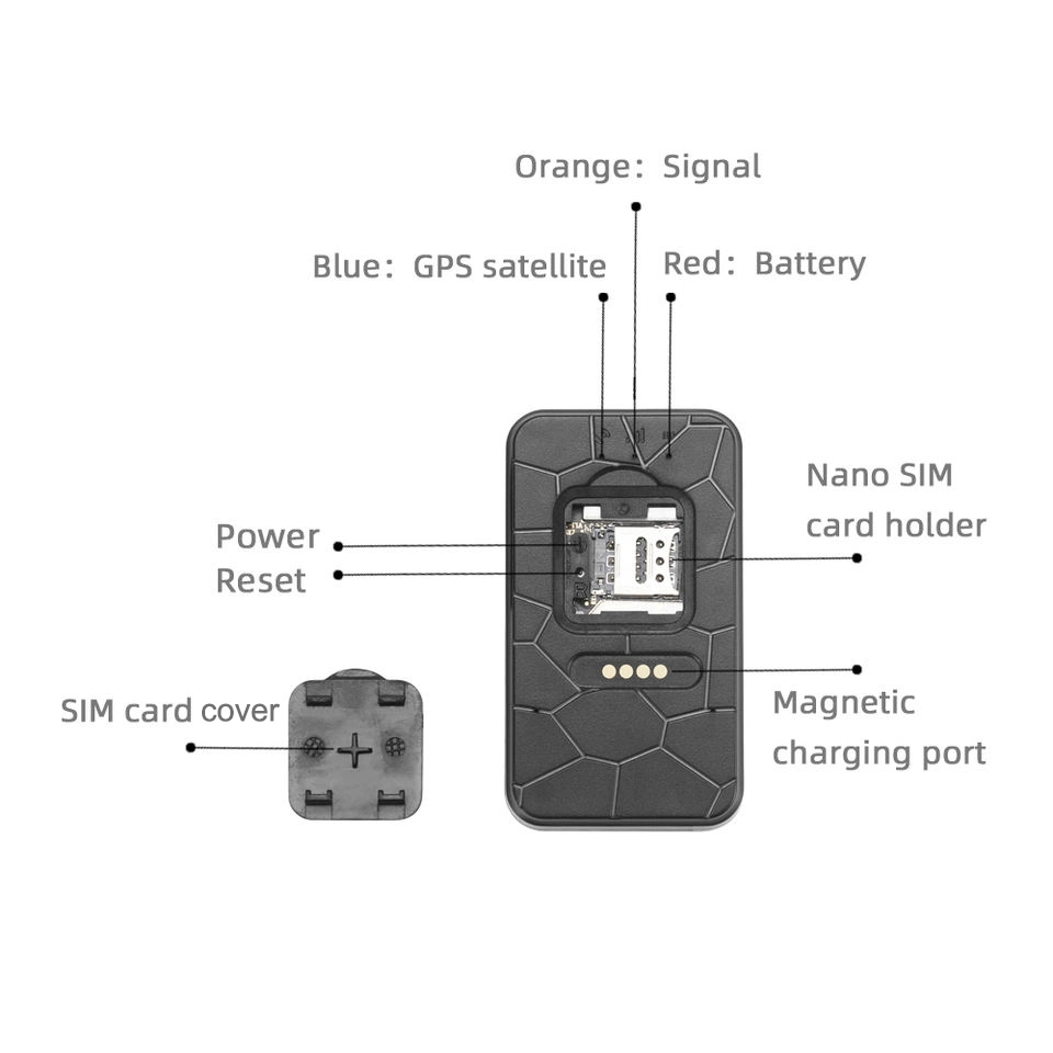 La nueva resistencia al agua fuerte imán dispositivo de localización GPS incorporado en 3000mah batería de gran tamaño de monitor en tiempo real Y13