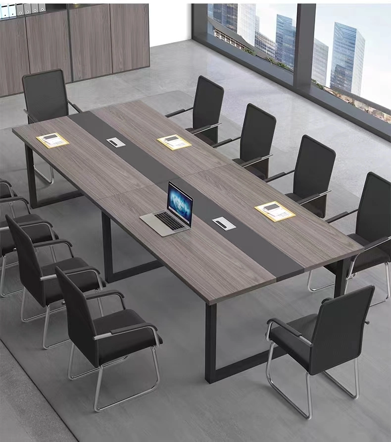 Modern Wood Conference Desk 10 Seats and More Large Meeting Table Conference Table Wooden Office Partition Furniture