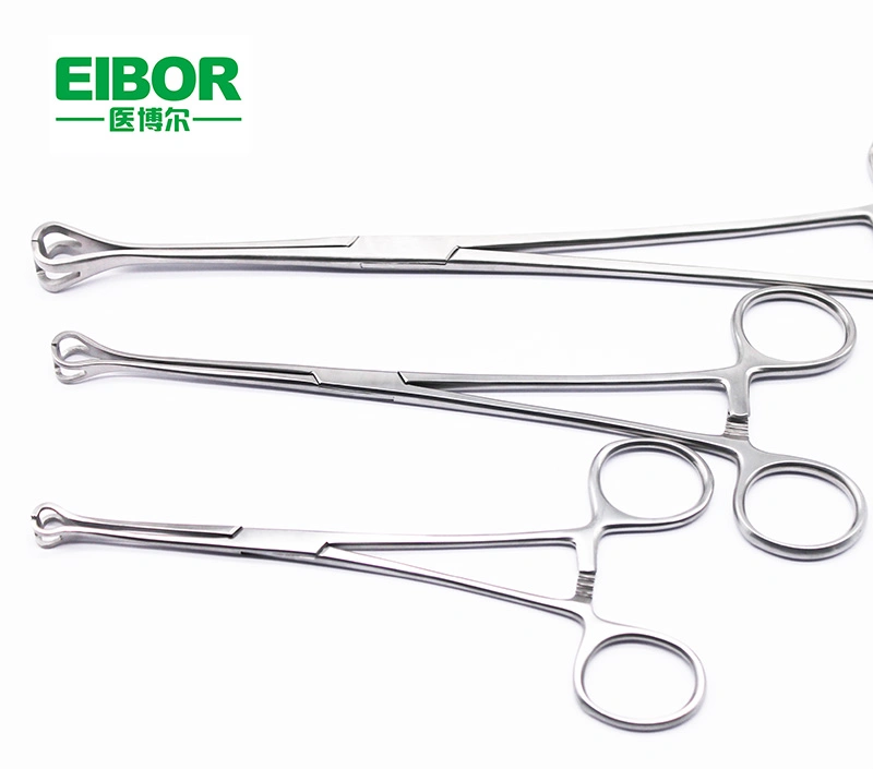 Appendix Holding Clamps Forceps for Surgical Use with Ce