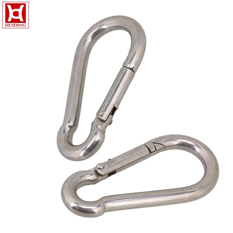 Factory Direct Stainless Steel Carabiner Spring Snap Hook