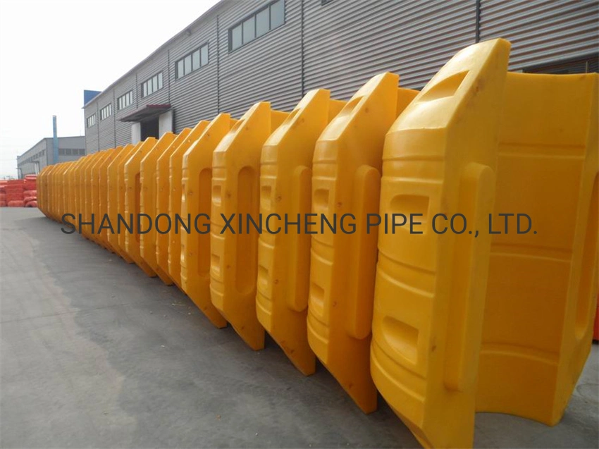 Yellow Dredger Plastic HDPE Floaters Floats with PU Foam Inside for Dredging